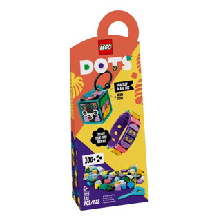 LEGO® DOTS Neon Tiger Bracelet &amp; Bag Tag 41945 - เลโก้ใหม่ ของแท้ 💯% พร้อมส่ง