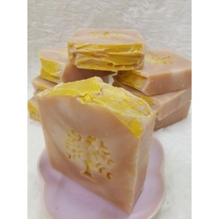 สบู่น้ำมันธรรมชาติ สูตรสารสกัดทับทิม (Pomegranate Extract Oil Soap)​