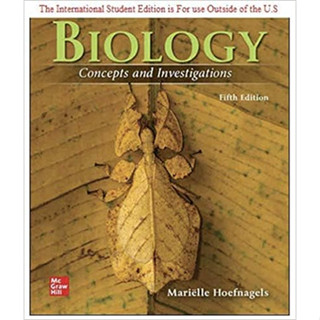 [หนังสือ] Biology: Concepts and Investigations ตำรา วิทยาศาสตร์ แพทย์ แพทยศาสตร์ หมอ ชีววิทยา ชีวเคมี medicine