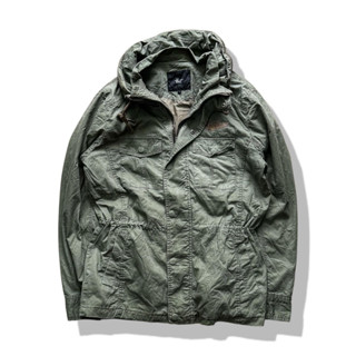 H&amp;T Fabulous Military Hooded Jacket รอบอก 44”