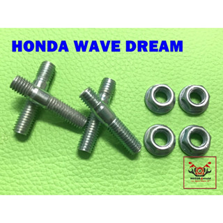 HONDA WAVE100 WAVE110 WAVE125 WAVE110i DREAM REAR SPROCKET NUT SET  // ชุดน็อตสเตอร์หลัง