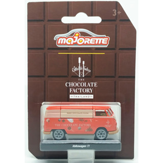 Majorette Volkswagen T1 Food Truck - Chocolate Factory Scale 1/59 (8cm) package แบบยาว