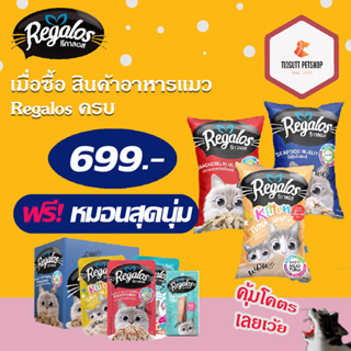 (ได้แค่หมอน) โปรโมชั่น หมอนแบรนด์ Regalos 1 ใบ เมื่อซื้อสินค้าตามที่ร้านค้ากำหนด (สุ่มสี)