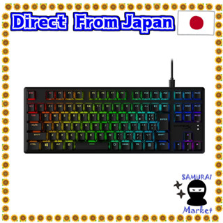 【Direct From Japan】 Hyper X (Hyperx) [Japanese Semorable] Alloy Origins Core RGB PBT Mechanical gaming keyboard numeric keyless HYPERX red axis gamer 2 years warranty 639N7AA ​​#Abj Black