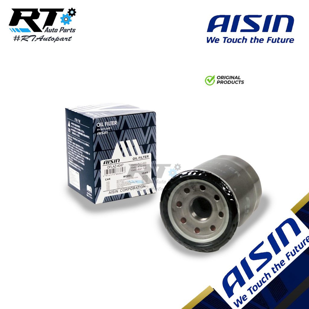 Aisin กรองน้ำมันเครื่อง Honda ทุกรุ่น City, Civic , Jazz , Accord , CRV , HRV , Brio , Amaze / กรองเครื่อง Honda