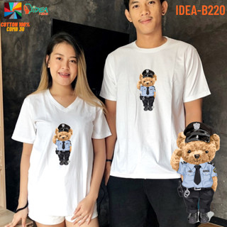 เสื้อยืดลายหมี เสื้อหมี 10 Cotton Comb 30 พรีเมี่ยม แบรนด์ IDEA T-SHIRTS