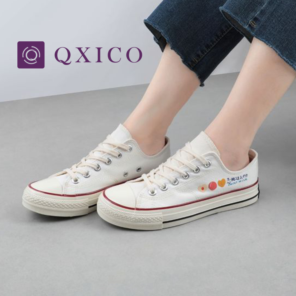 Qxico รุ่น QZ112 รองเท้าผ้าใบ Peach sneakers
