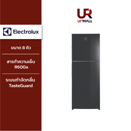 ELECTROLUX ตู้เย็น 2 ประตู 8 คิว รุ่น ETB2502J-H สีดำ