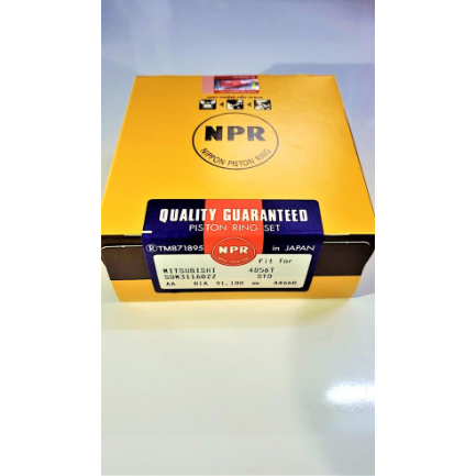 แหวนลูกสูบ Mitsubishi Triton 4D56-T 4D56U แท้ NPR PISTON RING