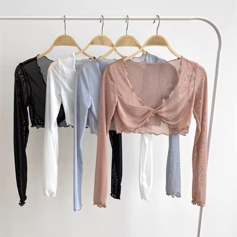 เสื้อครอป ซีทรู Sexy พร้อมส่งจากไทย ร้านค้าคนไทย017