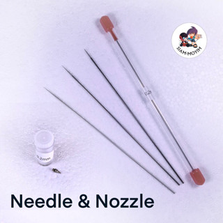 อะไหล่แอร์บรัช #เข็ม #นมหนู Needle&amp;Nozzle 0.2 0.3 0.5 มม.