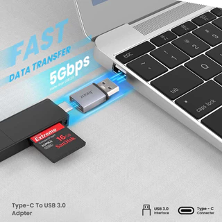 ⚡ส่งจาก กทม⚡Jasoz อะแดปเตอร์ USB 3.0 to Type-C / Type-C to USB 3.0 Adapter Fast Data Transfer