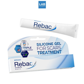 BIOPHARM Rebac Silicone Gel 15 g. - ไบโอฟาร์ม รีแบค (Rebac) ซิลิโคนเจล เจลลดรอยแผลเป็น ขนาด 15 กรัม