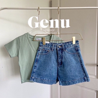 กางเกงยีนส์ขาสั้น Genu jeans