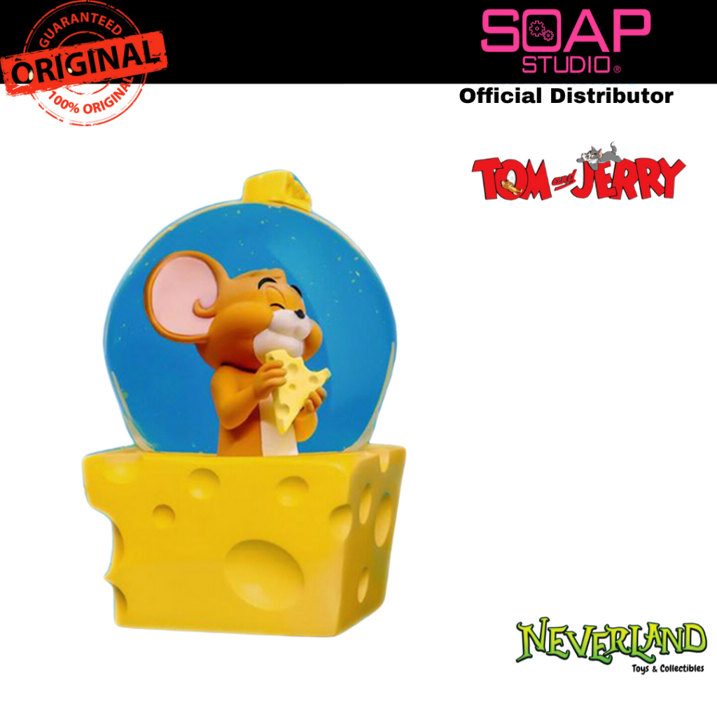 Soap Studio Tom and Jerry  Cheese Snow Globe