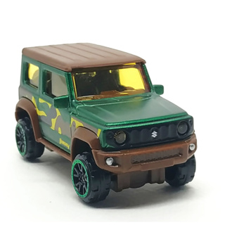 Majorette Suzuki Jimmy - Camouflage Dark Green ล้อ OF5VBGL Scale 1/53 (8cm) ไม่มี package