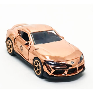 Majorette Toyota GR Supra Rose Gold ล้อ 6SG Scale 1/56 (8cm) ไม่มี package