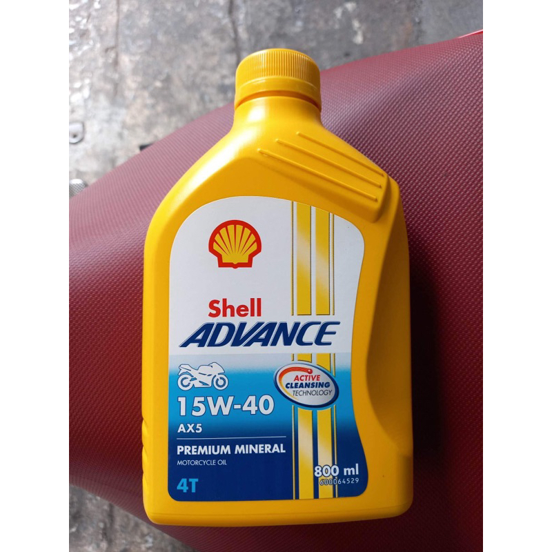 น้ำมันเครื่อง shell advance 4t ax5 15w-40