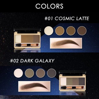 ถูก/แท้/มีไลฟ์ ฝุ่นคิ้ว น้องฉัตร Browit Multiverse Eyebrow Palette เขียนคิ้ว คิ้วฝุ่น พาเลท กันน้ำ