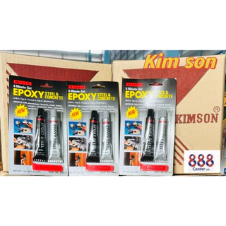 กาว2ตัน ซีเมนต์เหล็ก KIMSON EPOXY Steel & Concrete คิมสัน “อีพ๊อกซี่” ปะเหล็กชนิดแห้งเร็ว