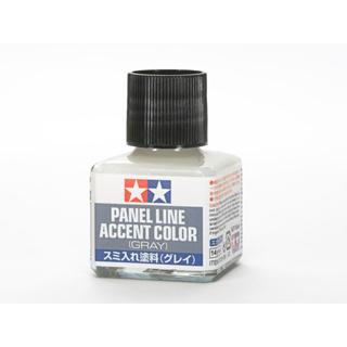 Tamiya น้ำยาตัดเส้น สีเทา Panel Line Accent Color - Gray 40ML