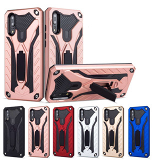 A2z-Shop Huawei Nova 2i Nova 3/3i Nova 4 Nova 5T P10 Lite - Robot Foldable kickstand Silicone Back Cover