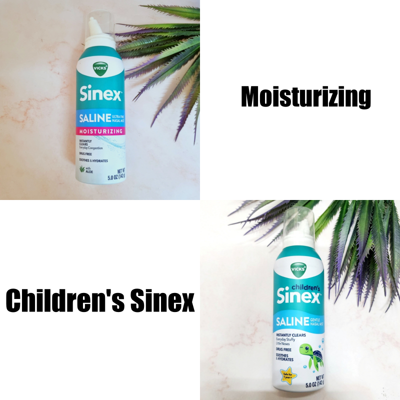 [Vicks®] Sinex™ Saline Nasal Mist 142 g วิคส์ สเปรย์น้ำเกลือพ่นล้างจมูก