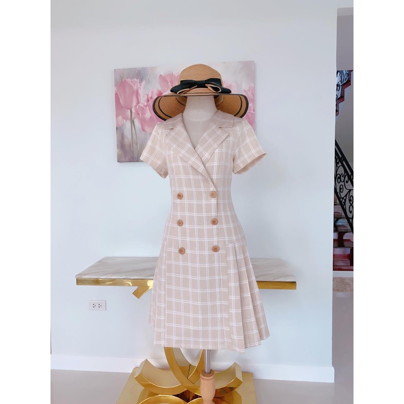 ชุดให้นม lullaby size M สีน้ำตาลครีม