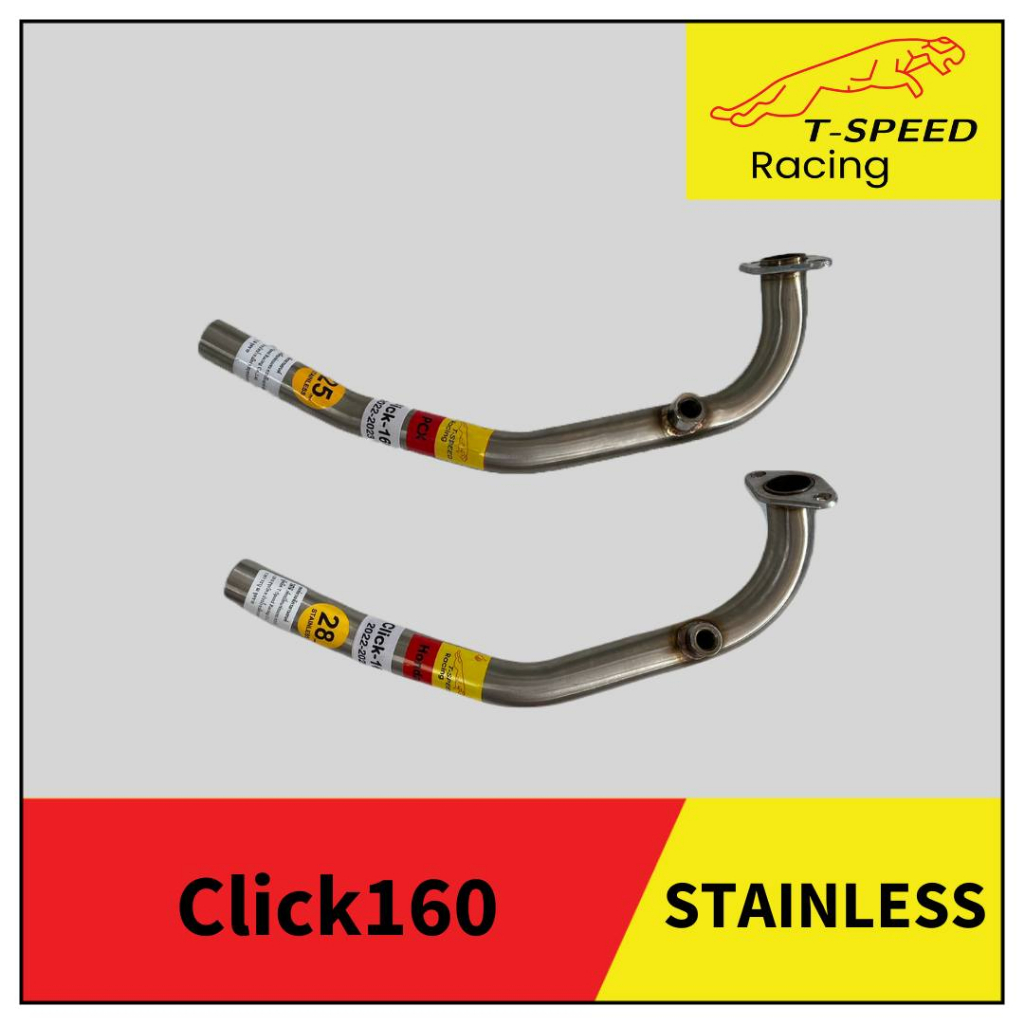 คอท่อ stainless Honda CT-125 Size 25-28 m.m.
