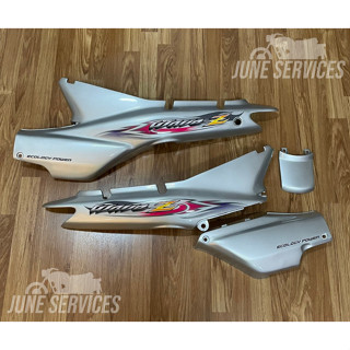 Wave 100 เก่า ชุดท้าย 4 ชิ้น สีเทา (411) ติดลายwave Z