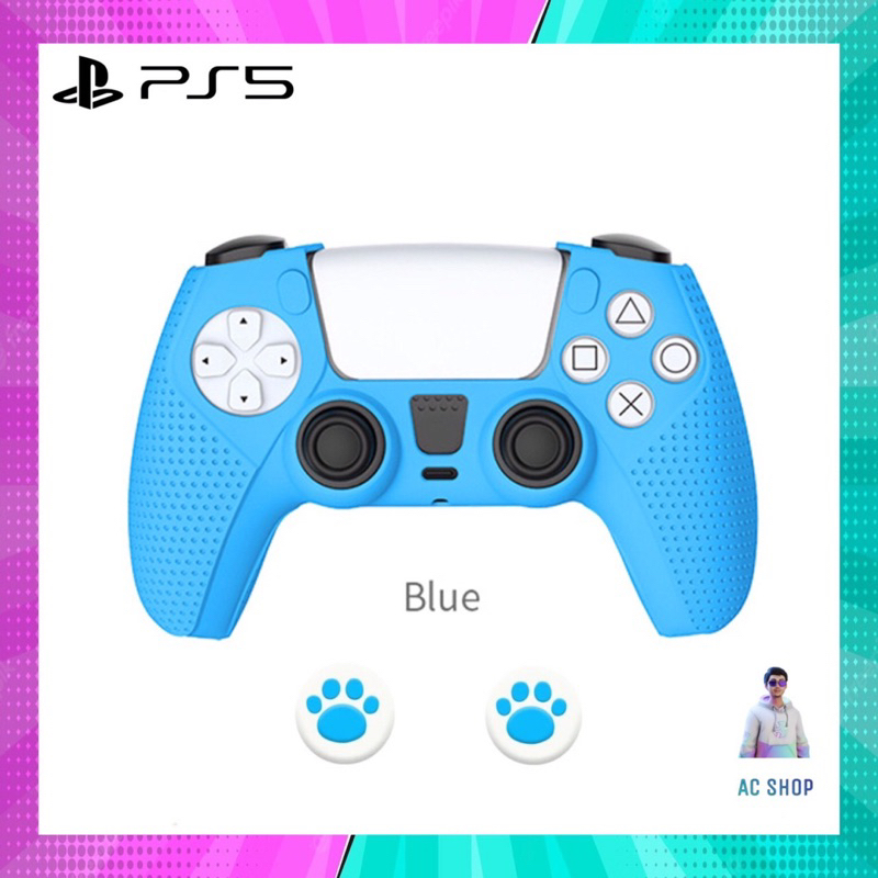 เคสจอย Ps5 Silicone Case สําหรับ Ps5 แถมฟรี!! ซิลิโคนหุ้มอนาล็อคน่ารักๆ
