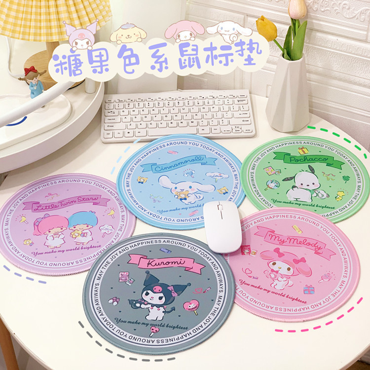 (พร้อมส่ง🖱) Sanrio mouse pad แผ่นรองเม้าส์ ที่รองเม้าส์