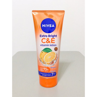 Nivea Extra Bright C &amp; E Vitamin Lotion 320 ml นีเวีย โลชั่นบำรุงผิวกาย เอ็กซ์ตร้า ไบรท์ ซีแอนด์อี วิตามินโลชั่น 320 มล.