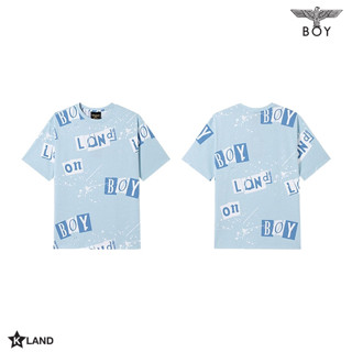 BOY LONDON บอย ลอนดอน T-SHIRT เสื้อยืด คอกลม ของแท้ 100% (BOY22TS1059N)