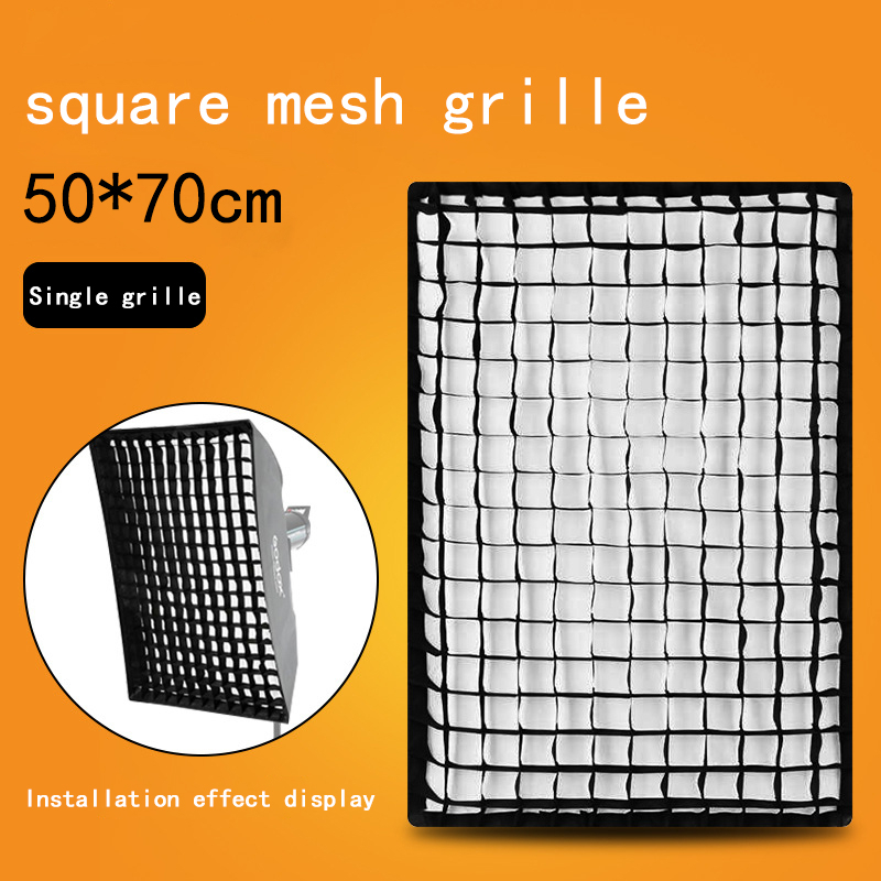 COD 50*70 cm softbox Grid สตูดิโอถ่ายภาพ ไฟต่อเนื่อง ไฟสตูดิโอ สปอร์ตไลท์ studio soft box light