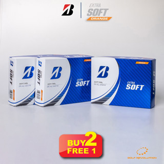 [Buy2, Free1] Bridgestone NEW Extra Soft Orange Golf Ball , Price: 990 THB/dz