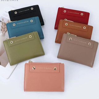 พร้อมส่ง !!!กระเป๋าสตางค์ กระเป๋าสตางค์ผู้หญิง CLASSIC&amp;MODERN กระเป๋าสตางค์ผู้หญิงใบสั้น 2พับ ซิปล็อค กระเป๋าผู้หญิง