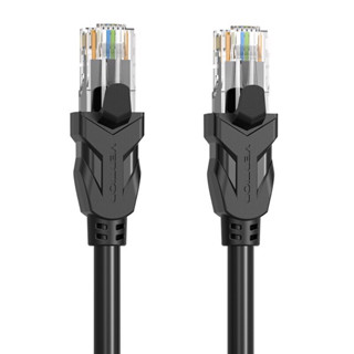 VENTION Round Cat.6 UTP Patch Cable Black 10M (5Y) (NWC-000116)