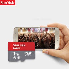 SanDisk Ultra microSDXC, SQUAC 1TB, A1, C10, U1, UHS-I, 150MB/s R, 4x6, 10Y