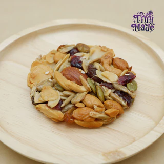 Tinymade คุกกี้ธัญพืชรวมไร้แป้ง เคลือบน้ำผึ้งแท้ หวานน้อย | Mixed Grain Cookie Healthy Snack
