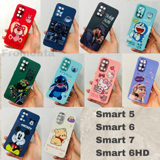 พร้อมจัดส่ง Case infinix Smart 5 / smart 6 / Smart 6HD / smart 7เคสกำมะหยี่ ขอบโครเมี่ยม ลายการ์ตูน พร้อมส่งจากไทยค่ะ