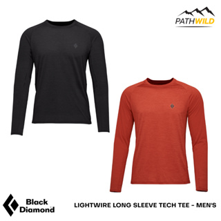 เสื้อยืดแขนยาว BLACK DIAMOND LIGHTWIRE LONG SLEEVE TECH TEE - MEN’S เนื้อผ้าระบายอากาศ แห้งเร็ว ป้องกันแสงแดด