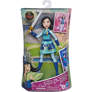 Disney Princess Warrior Moves Mulan Doll with Sword-Swinging Action