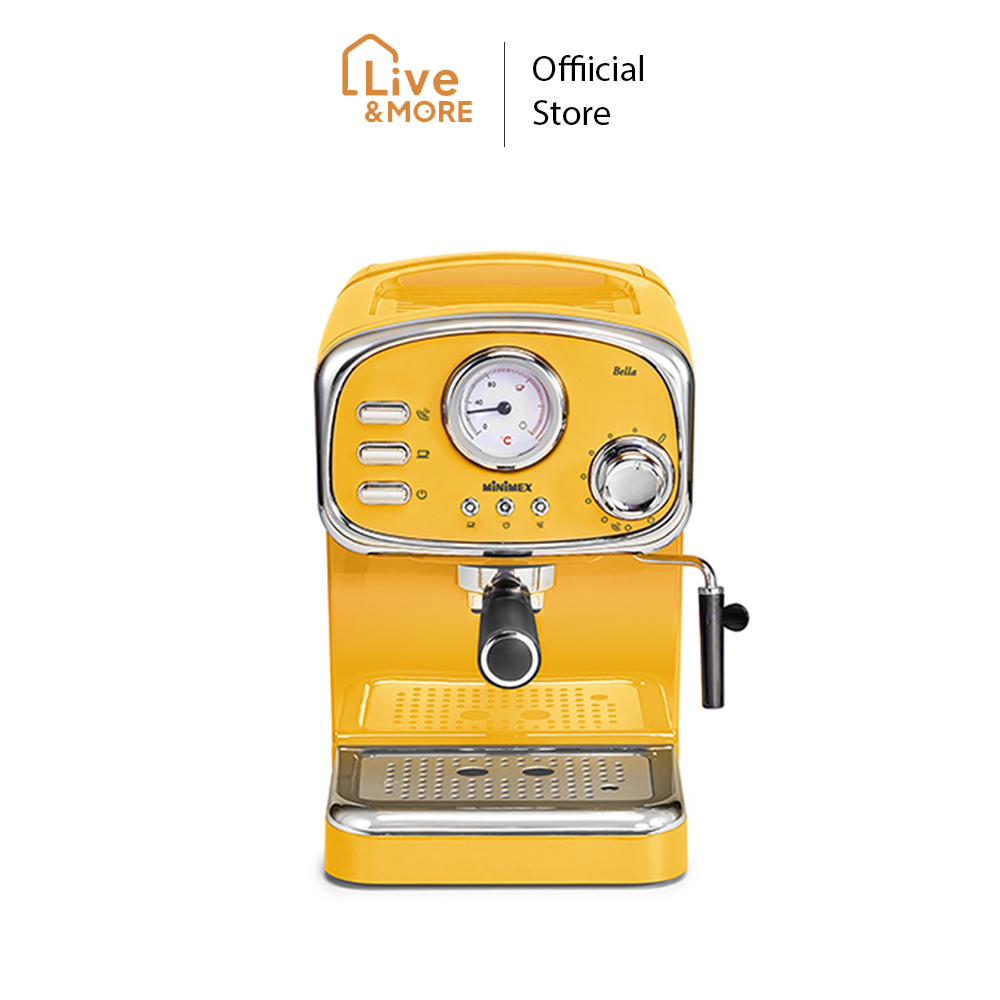 [มีประกัน] MiniMex มินิเมกซ์ เครื่องชงกาแฟ Bella รุ่น MBL1-Y (สีเหลือง)