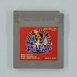 [00011] Pocket Monster Pokemon Red Version (JP)(GB)(USED) แผ่นเกมแท้ มือสอง !!