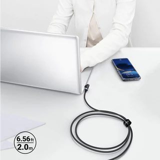 สายชาร์จ USB C To Type C 100W fast charger data cable 2 เมตร ชาร์จเร็ว ชาร์จด่วน ของแท้ pd 100w c to c สายชาร์จโน๊ตบุ๊ค