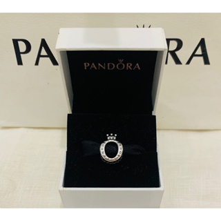 Pandora crown O logo charm แท้100% สี rosegold และสี silver รุ่นวงรี หายาก