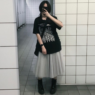 LARLA ✿ SK01GY กระโปรงสุ่ม กระโปรงเจ้าสาว Tutu Skirt สีเทา