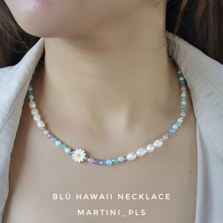 martini_pls Blú hawaii necklace