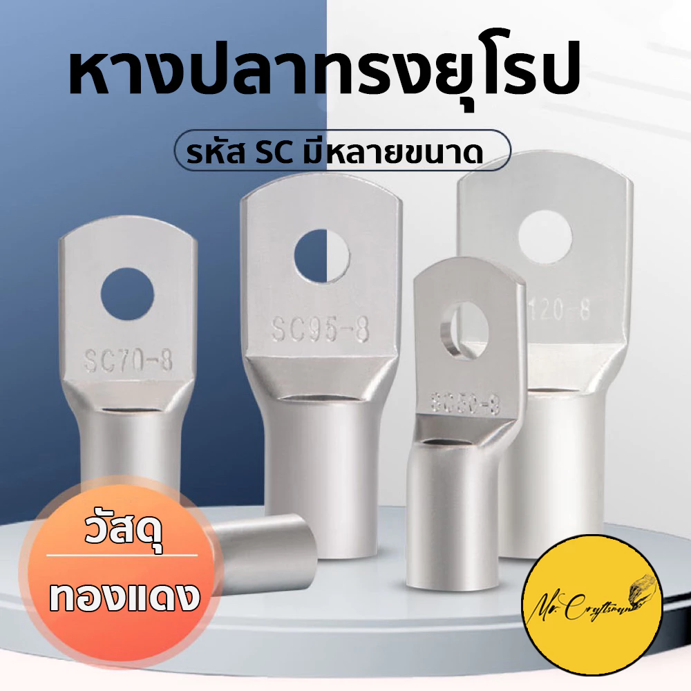 หางปลาทองแดง ทรงยุโรป ทองแดงชุบดีบุก มีหลายขนาด